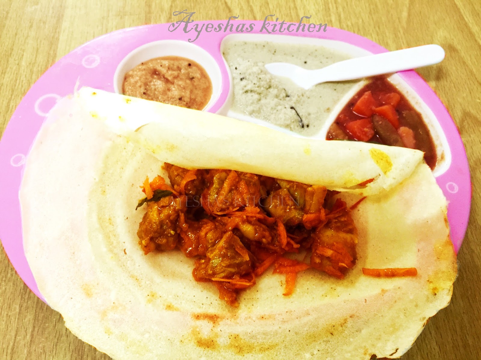 Chicken Tikka Dosa
